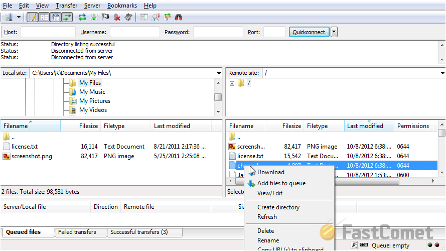 how to upload website in filezilla